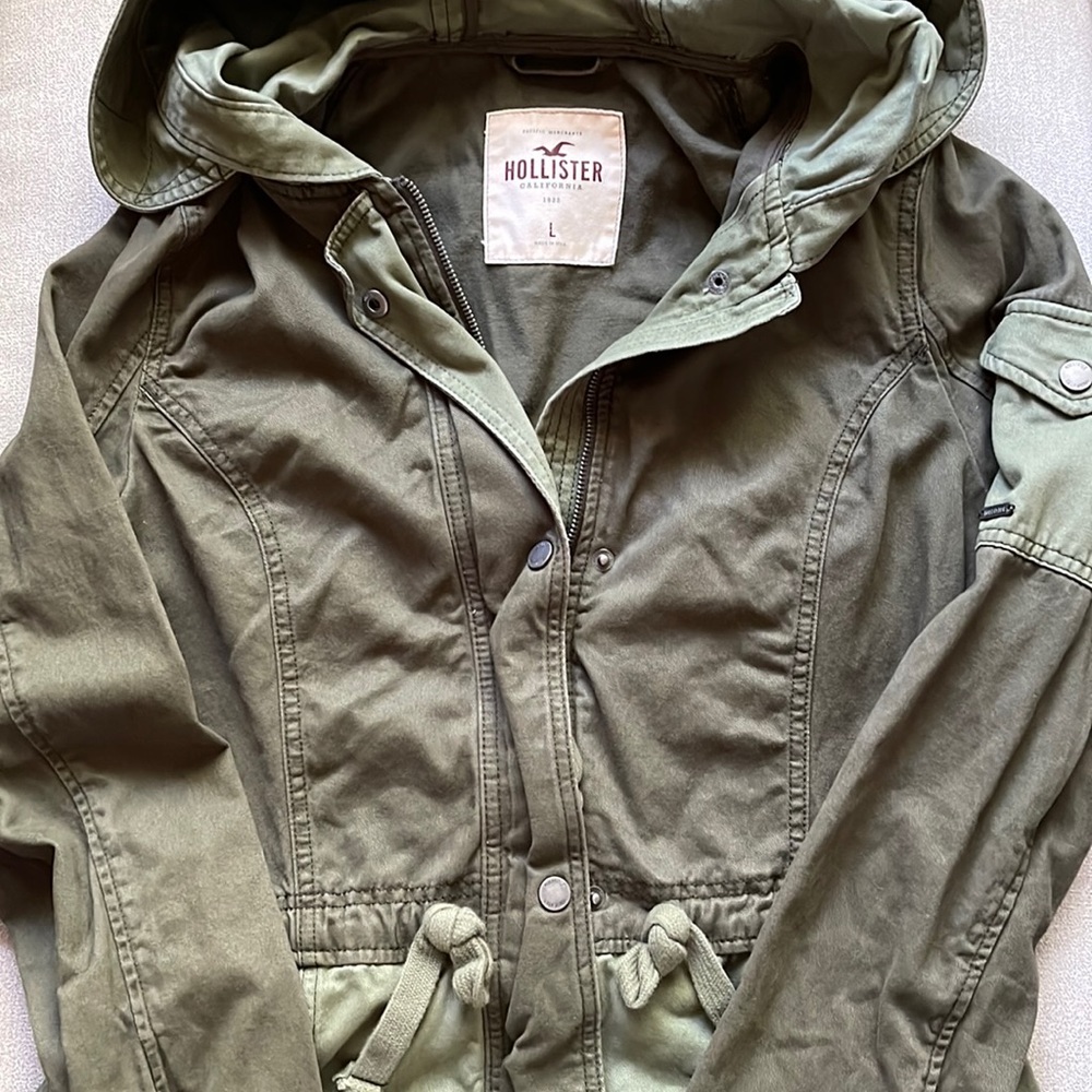 HOLLISTER ARMY Color block Utility Jacket
